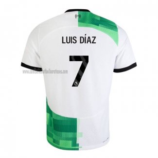 Camiseta Liverpool Jugador Luis Diaz Segunda 2023 2024