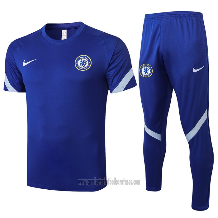 Chandal del Chelsea Manga Corta 2020 2021 Azul baratas